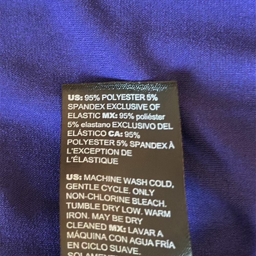 WHBM Kimono Sleeve Purple Dress, Size L - Picture 9 of 10